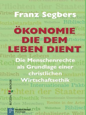 cover image of Ökonomie die dem Leben dient